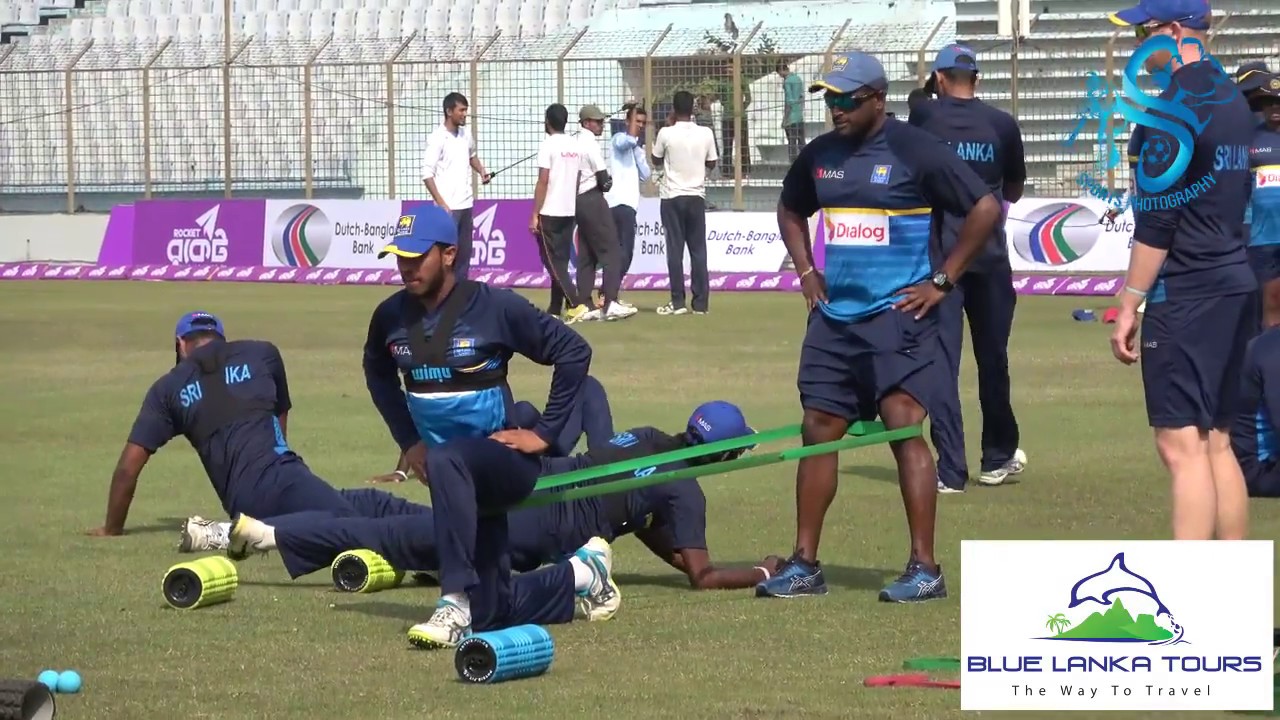 Sri Lanka Practices ahead of 1st Test SL V Ban
