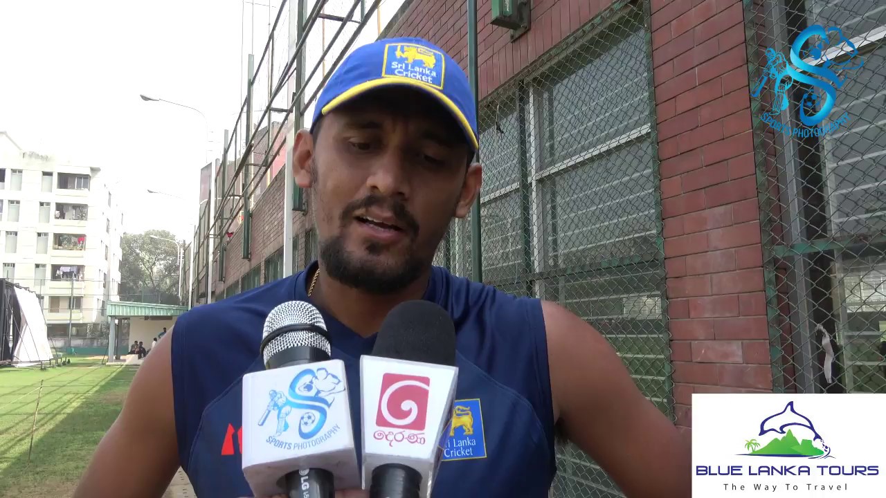 Suranga Lakmal speaking to the media ahead of 2nd Test SL V BAN