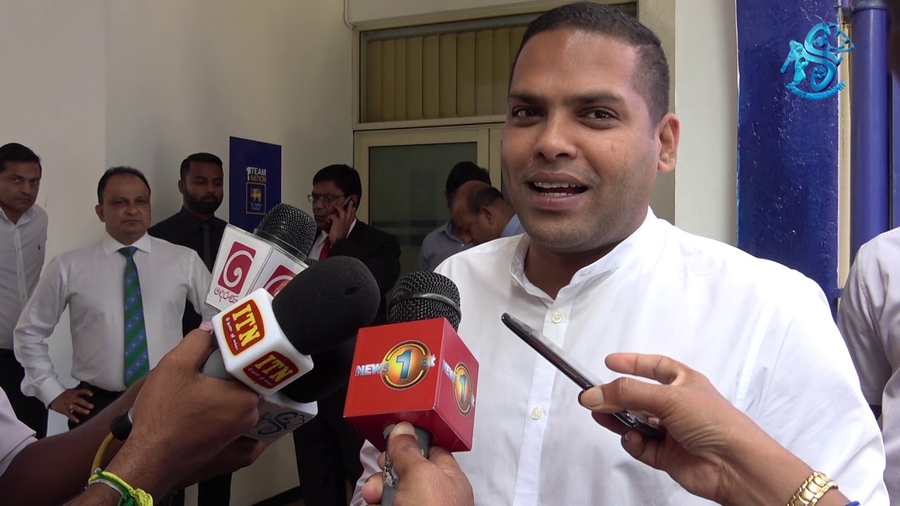 Minister of Telecommunications, Digital Infrastructure, Foreign Employment & Sports, Harin Fernando expressed his views to media