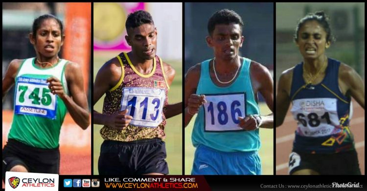 SAMARAJEEWA, DILRUKSHI, GAYANTHIKA AND THARANGA REGISTER WINS AT CROSS COUNTRY EVENT