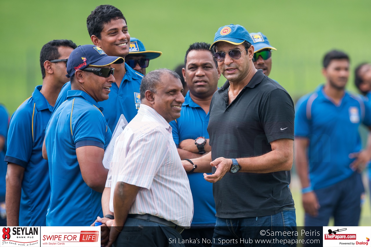Wasim Akram to impart knowledge to players, HPC and Major Club Coaches in Sri Lanka