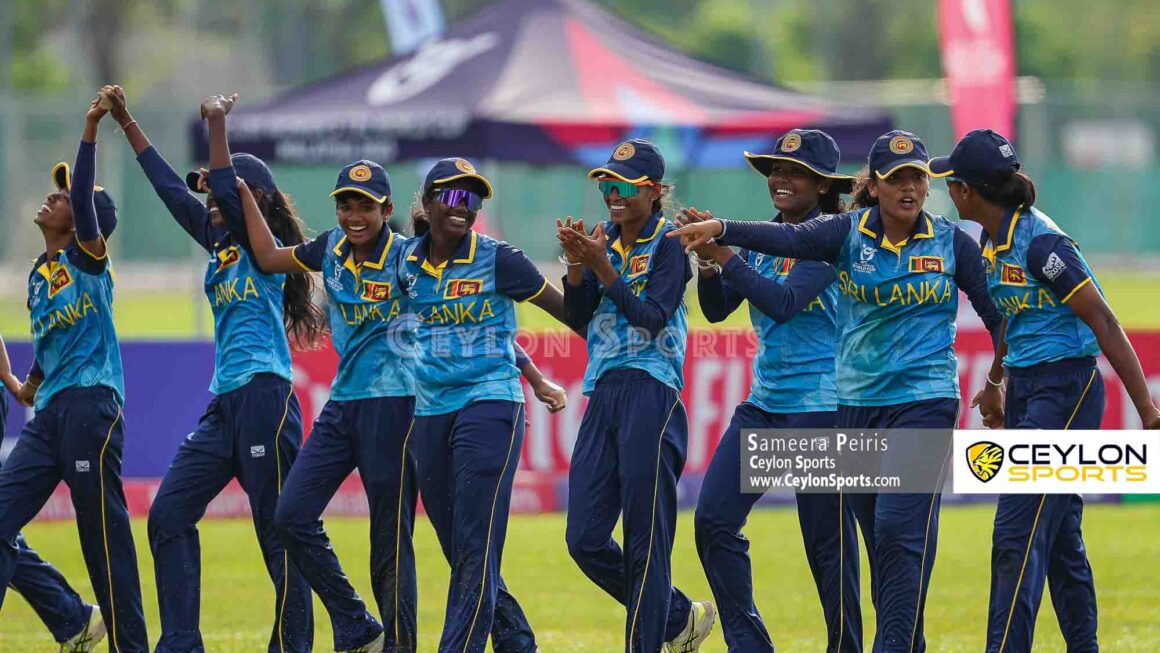 එංගලන්තයට එරෙහිව විශිෂ්ට ජයග්‍රහණයක් ලබා ගනිමින් ශ්‍රී ලංකා වයස අවුරුදු 19 න් පහළ කාන්තා ක්‍රිකට් කණ්ඩායම දිදුලයි