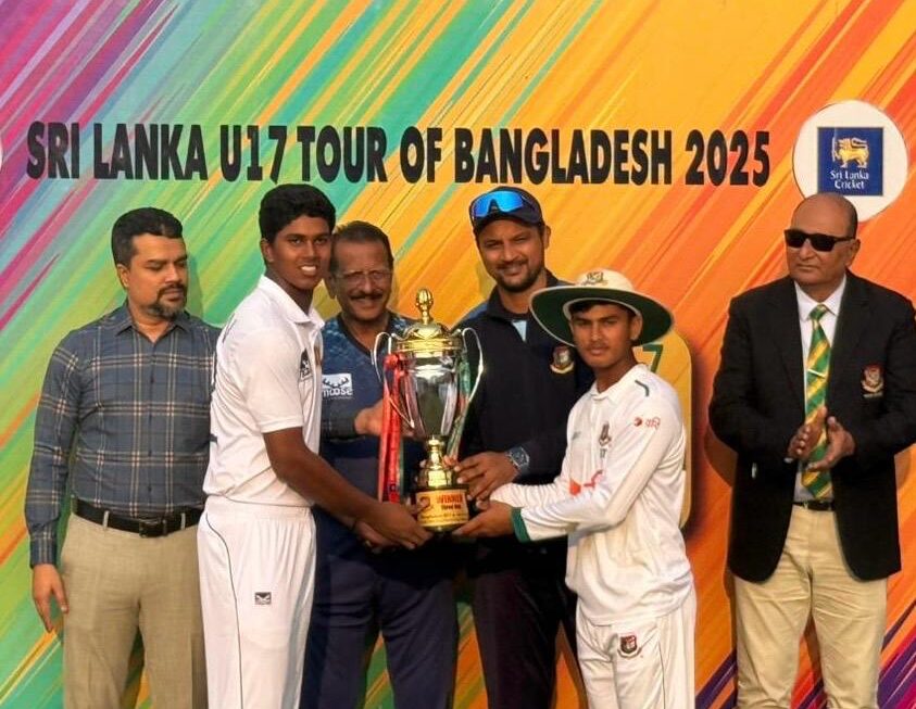 ශ්‍රී ලංකා අවුරුදු 17 න් පහළ පිලට කඩුලු 9 ක ජයක්