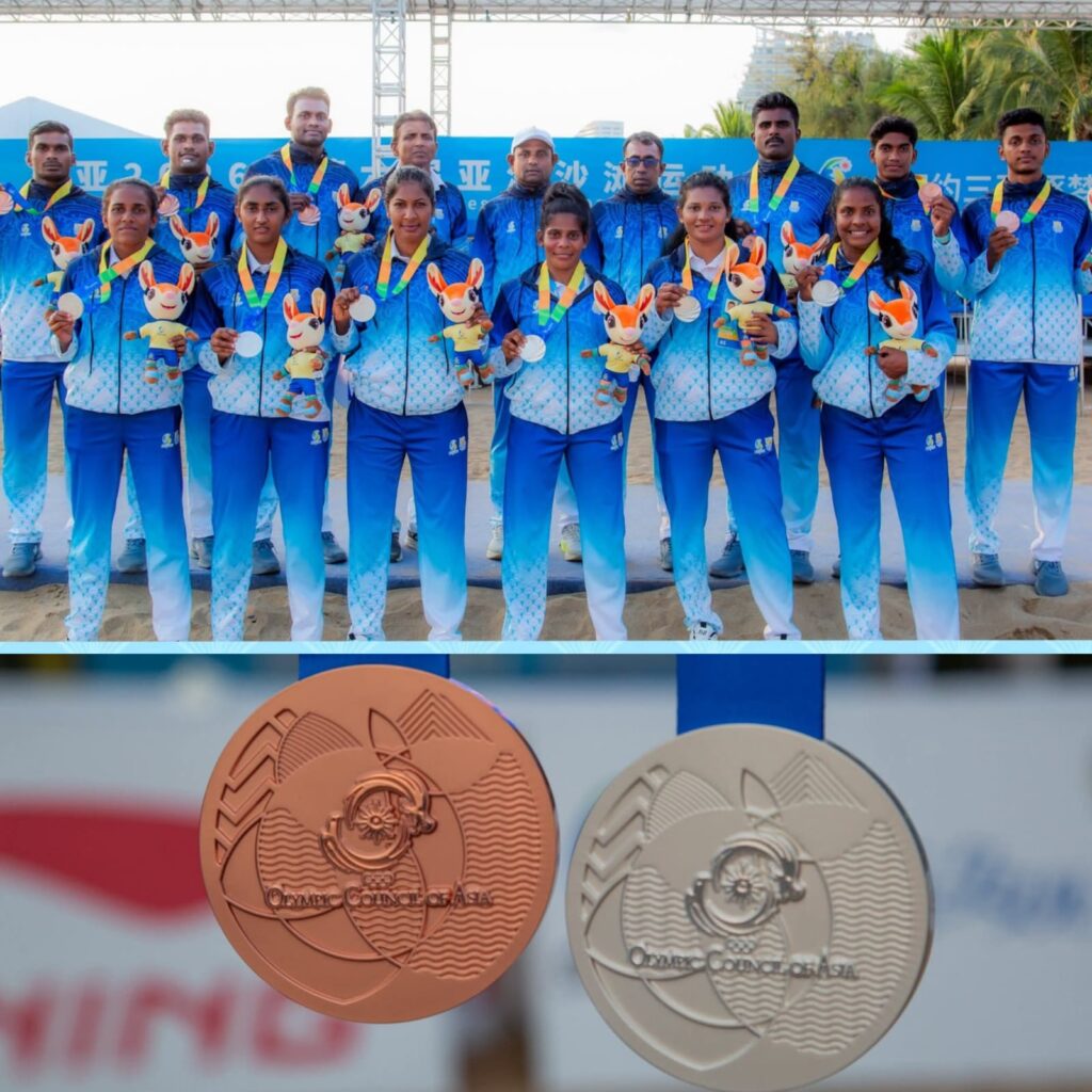 ශ්‍රී ලංකාවට වෙරළ කබඩි පදක්කම් දෙකක්!