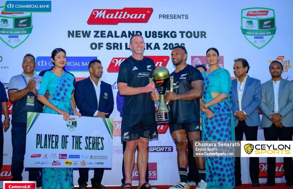 ශ්‍රී ලංකාව පැරදවූ නවසීලන්තය U85KG රග්බි කණ්ඩායමට පූර්ණ තරගාවලි ජයක්!
