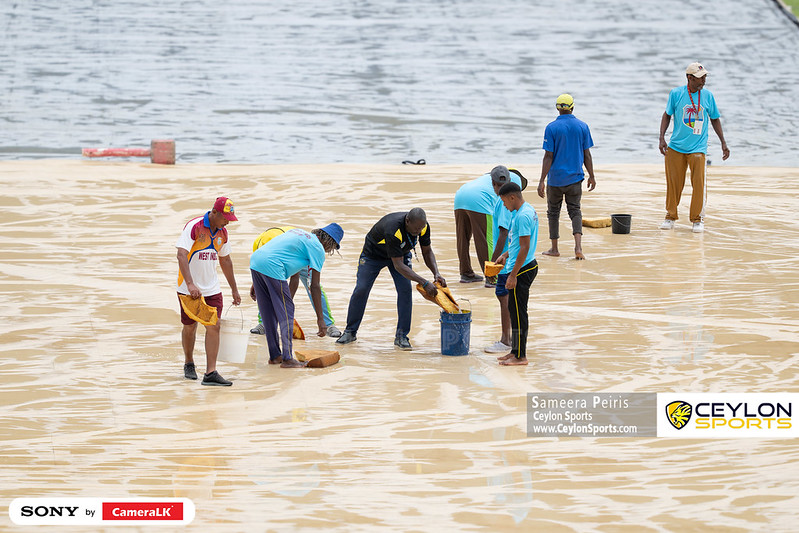 දෙවැනි තරගය වර්ෂාව නිසා අතහැර දමයි