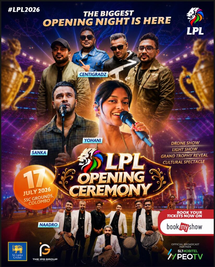 LPL 2026 opening ceremony to feature music concert, 500-drone and light show at SSC Colombo