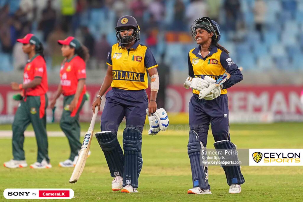 හර්ෂිතාගේ පිතිහරඹයෙන් ශ්‍රී ලංකාව අපරාජිතව අවසන් පූර්ව තරගයට